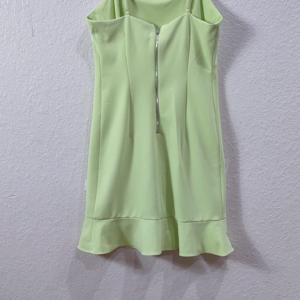 SAGE COLECTIVE Lemon Grass Spaghetti Strap Dress - Picture 7 of 17
